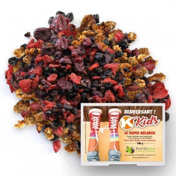 mélange de baies séchées bio riches en nutriments Pack KKids