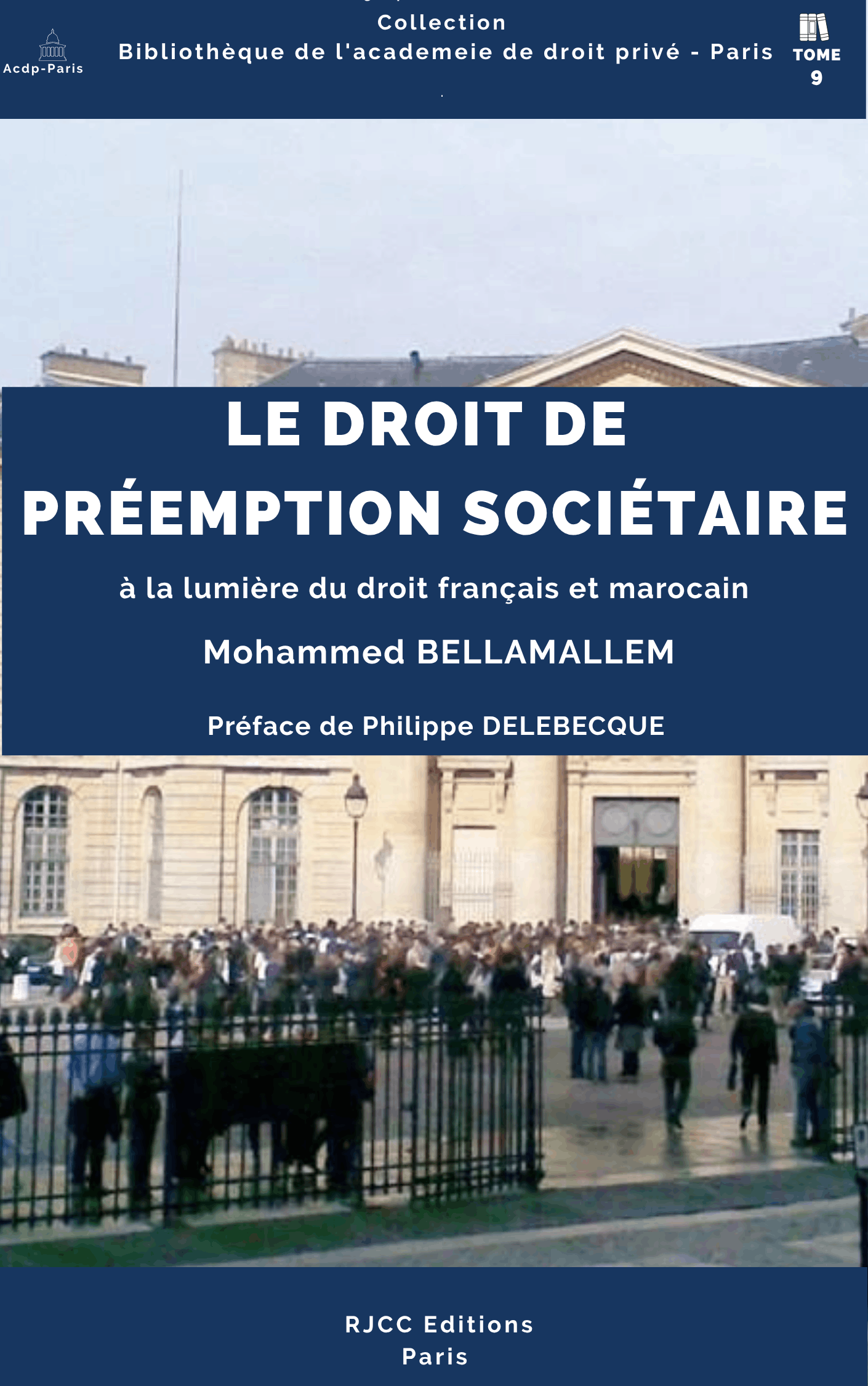 651, Droit de préemption sociétaire, 1 éd. RJCC, Paris, 2026, par M. Bellamallem