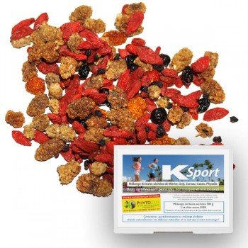 mélange de baies séchées bio riches en nutriments Pack KSport